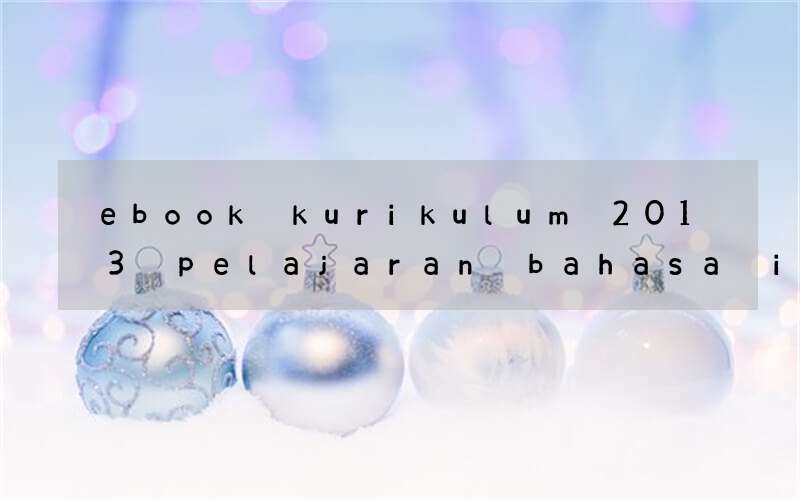 ebook kurikulum 2013 pelajaran bahasa inggris smp sma pdf